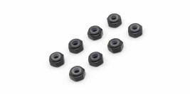 Mini-Z M2 Nyloc Alu Wheel Nut Black (8 Stück)