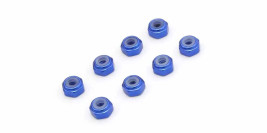 Mini-Z M2 Nyloc Alu Wheel Nut Blue (8 Stück)
