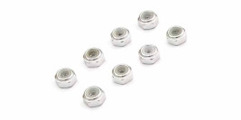 Mini-Z M2 Nyloc Alu Wheel Nut Silver (8 Stück)