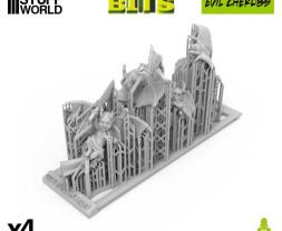 3D Printed Evil Cherubs 1:48 - 3D-Druck böser Cherubim (4 Stück)