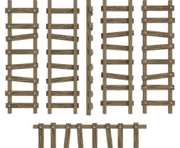 3D Printed Large Wooden Ladders 1:48-1:35 - 3D-gedruckte große Holzleitern (6 Stück)