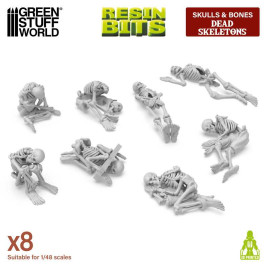 3D Printed Set Dead Skeletons – 3D-gedruckte menschliche Skelette (8 Stück)
