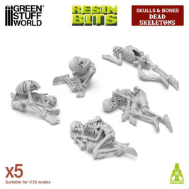 3D Printed Set Dead Skeletons – 3D-gedruckte menschliche Skelette (5 Stück)