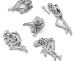 3D Printed Set Dead Skeletons – 3D-gedruckte menschliche Skelette (5 Stück)