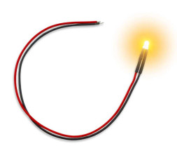 Blinkende orangefarbene LED 3mm (10 Stück)