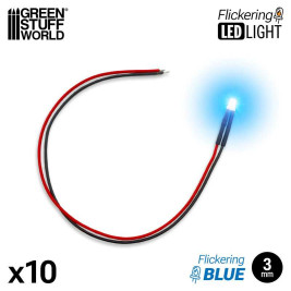 LED blinkt blau 3mm (10 Stück)
