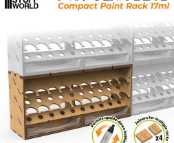 Modular Paint Rack – modularer Organizer Compact für 17ml GSW-Flaschen (vertikal)