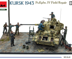 1:35 KURSK 1943. Pz.Kpfw. IV Field Repair. BIG SET