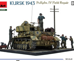 1:35 KURSK 1943. Pz.Kpfw. IV Field Repair. BIG SET