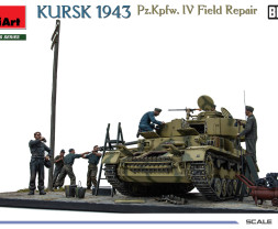 1:35 KURSK 1943. Pz.Kpfw. IV Field Repair. BIG SET
