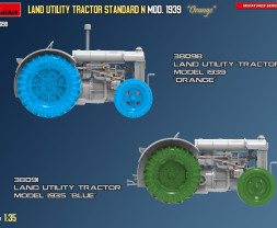 1/35 Land Utility Tractor Std. N 'Orange' Mod.1939