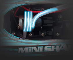 RC rychlostní katamarán Mini Shark 2.4GHz RTR (Blue)