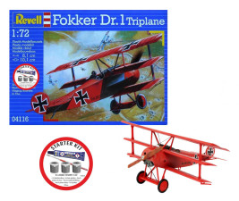 1:72 Fokker DR.I Triplane (Starter Kit)