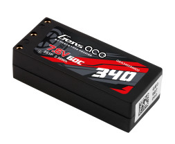 Gens ace LiPo - 2S 340mAh 7.6V High Voltage 2S1P (60C)