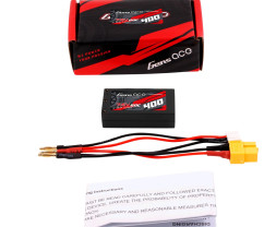 Gens ace LiPo - 2S 400mAh 7.6V High Voltage 2S1P (60C)