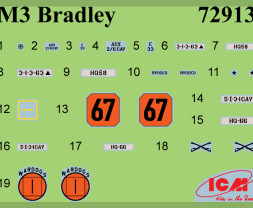 1:72 M3 Bradley US Cavalry Fighting Vehicle