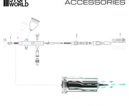 0.3 Nozzle Cap for Mobius Airbrush