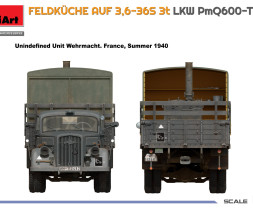 1:35 Feldküche Auf 3,6-36S 3t LKW PmQ600-Type