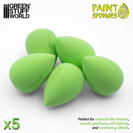 Teardrop Paint Sponges – tropfenförmige Applikationsschwämme (5 Stück)