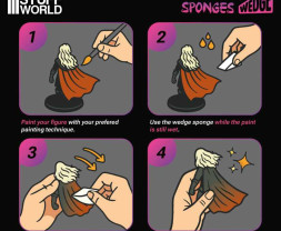 Paint Wedge Sponges – keilförmige Applikationsschwämme (24 Stück)