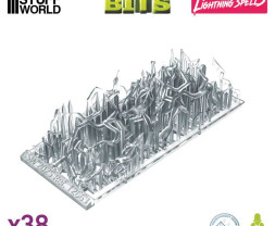 3D Printed Set Light Spells – 3D-gedruckte Blitze (38 Stück)