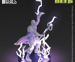 3D Printed Set Light Spells – 3D-gedruckte Blitze (38 Stück)