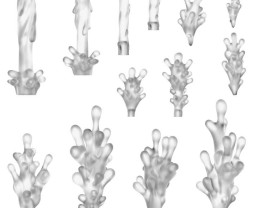 3D Printed Set Toxic Streams – 3D-gedruckte Giftströme (24 Stück)