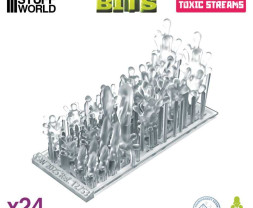 3D Printed Set Toxic Streams – 3D-gedruckte Giftströme (24 Stück)