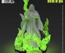 3D Printed Set Fire Spells – 3D-gedruckte Feuereffekte (22 Stück)