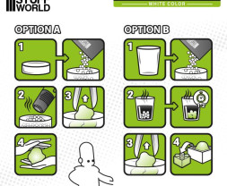 Moldable Thermoplastic Beads – weiße formbare thermoplastische Kügelchen (100 g)