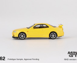 1:64 Nissan Skyline GT-R (R34) V-Spec Lightning Yellow