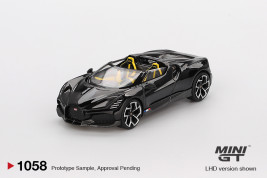 1:64 Bugatti W16 Mistral Black
