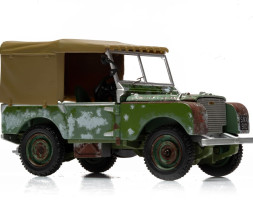 1:48 Land Rover Series I 80″, Light Green (Weathered)