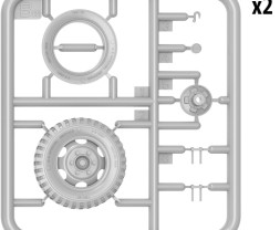 Chevrolet G7117 Lastwagen mit Wasseranhänger im Maßstab 1:35