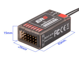 Přijímač RadioMaster ER6 2.4GHz ELRS PWM