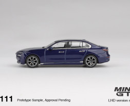 1:64 BMW i7 xDrive60 Tanzanite Blue Metallic