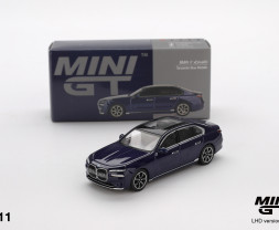 1:64 BMW i7 xDrive60 Tanzanite Blue Metallic