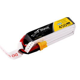 Gens Ace LiPo Tattu Serie - 3S 450mAh 11.4V 3S1P HV (95C) XT30U-F Plug