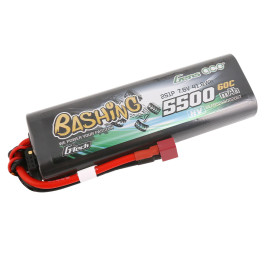 Gens ace Bashing Serie G-Tech LiPo - 2S 5500mAh 7,6V 2S1P HV (60C) HardCase 20#, Dean-T Plug