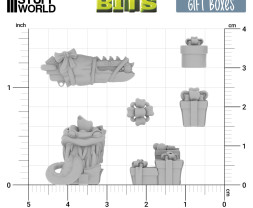 3D Printed Set Gift Boxes – 3D tištěné dárky (22 ks)