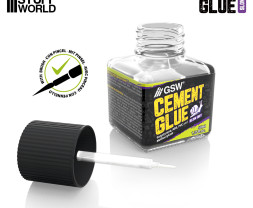 Slow cement glue for plastics 40ml PE/ABS/UPVC