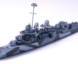 1:700 USS Destroyer DD-797 Cushing (Water Line Series)