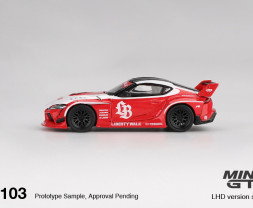 1:64 Toyota GR Supra Red LB WORKS