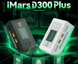 GensAce Imars D300 Plus G-Tech Dual Channel AC/DC 300W/700W nabíječ/vybíječ (bílý)