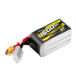 Gens ace LiPo Tattu R-Line V6 - 6S 1600mAh 22.2V 6S1P ST (160C) XT60 Plug