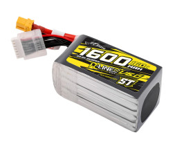 Gens ace LiPo Tattu R-Line V6 - 6S 1600mAh 22.2V 6S1P ST (160C) XT60 Plug