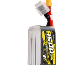 Gens ace LiPo Tattu R-Line V6 - 6S 1600mAh 22.2V 6S1P ST (160C) XT60 Plug