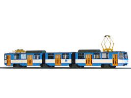 1:87 Straßenbahn KT8D5 ″DP Ostrava″