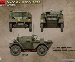 1:35 Dingo Mk.III Scout Car w/Crew