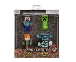 Jada Minecraft Figuren, 6,35 cm (2,5 Zoll), 4er-Set